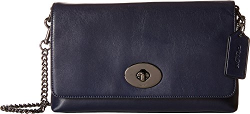COACH Women’s Smooth Leather Crosstown Chain