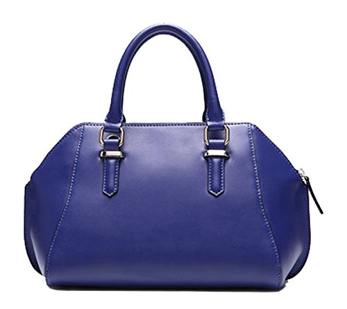 Generic Women’s Doctor Blue Leather Handbag Large