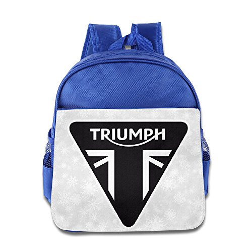 Anuoge Triumph Motorcycle Logo Child’s School Backpack Bags