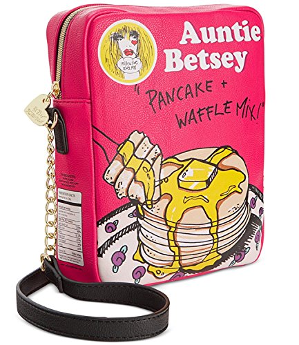 Betsey Johnson Bj53945 Kitch 2 Betsey’s Flapjacks Pancake Crossbody Shoulder Bag