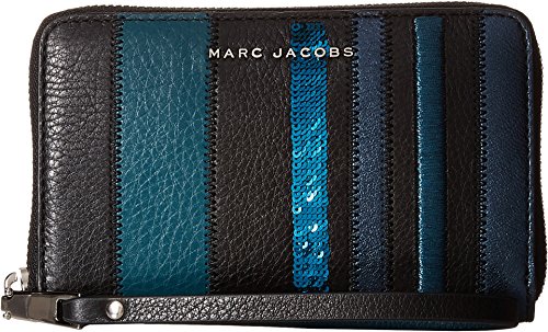 Marc Jacobs Wingman Stripes Zip Phone Wristlet