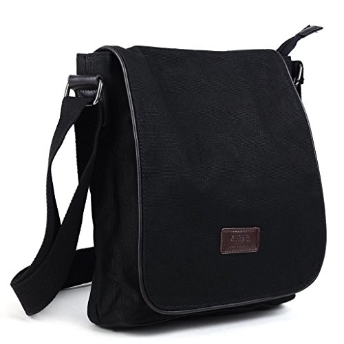 Eshow Men’s Retro Canvas Crossbody Shoulder Messenger Bag Business Bag
