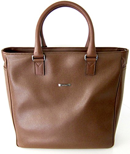 Salvatore Ferragamo tan leather hand bag tote style made in Italy