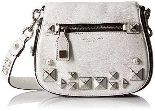 Marc Jacobs Small Recruit Chipped Studs Saddle Shoulder Bag