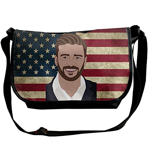 Men Women Justin Timberlake Head Portrait Fashion Shoulder Bag Satchel Messenger Bag