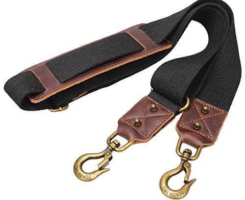 Replacement Padded Luggage Shoulder Strap With Huge Metal Hooks #J-001