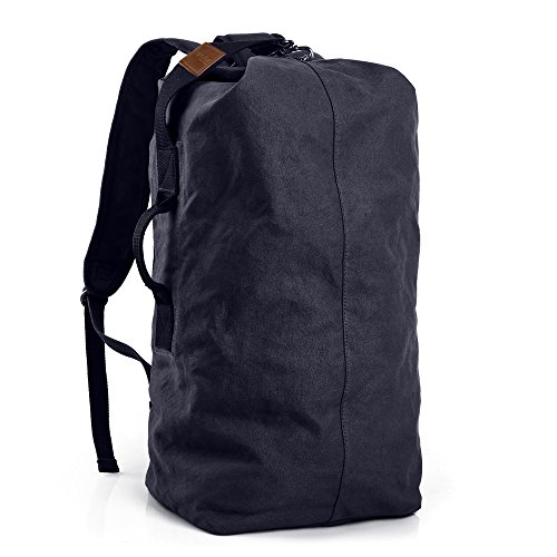 XINCADA Canvas Backpack Duffel Bag Sports Bag Travel Hiking Camping Backpack