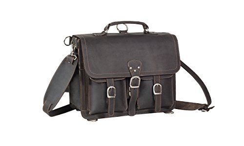 David King & Co. Apache Briefcase 16108, Cafe, One Size