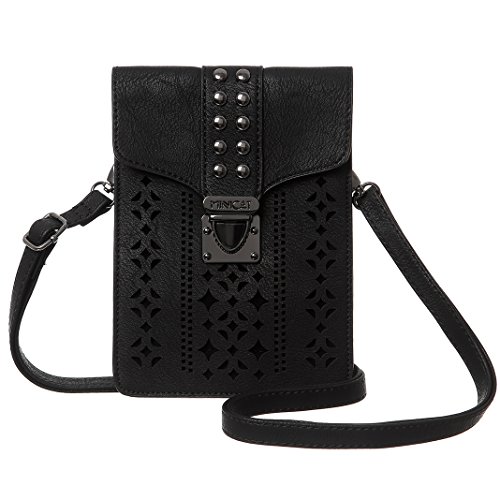 MINICAT Women Hollow Texture Series Crossbody Bag Cell Phone Purse Wallet