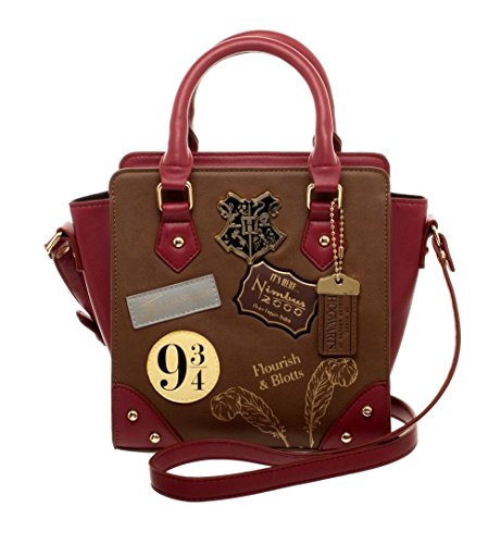 Women’s Deluxe Harry Potter Hogwarts Mini 9 3/4 Handbag Purse Train Faux Leather