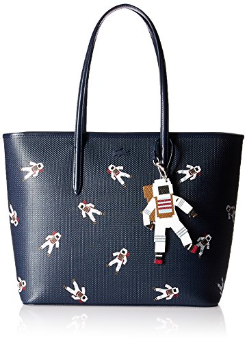 Lacoste Chantaco Fantasy Zip Shopping Bag with Charm