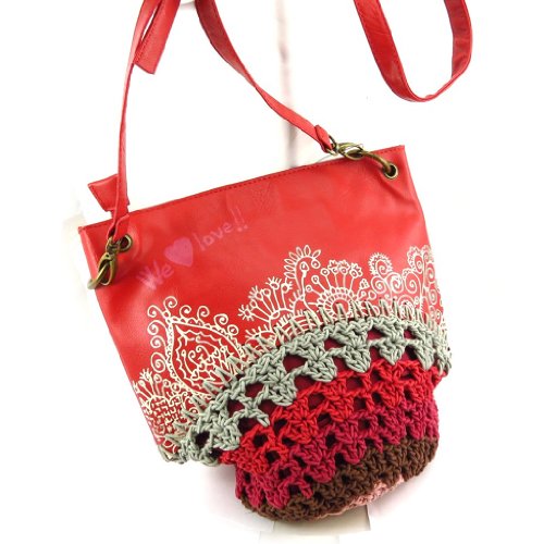 ‘french touch’ bag ‘Desigual’ red.