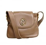 Gucci Womens 1973 Brown Leather Shoulder Bag Handbag 251809