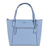 Kate Spade Cameron Saffiano Leather Pocket Tote Bag Purse Handbag for Work School Office Travel (Blue Dawn)